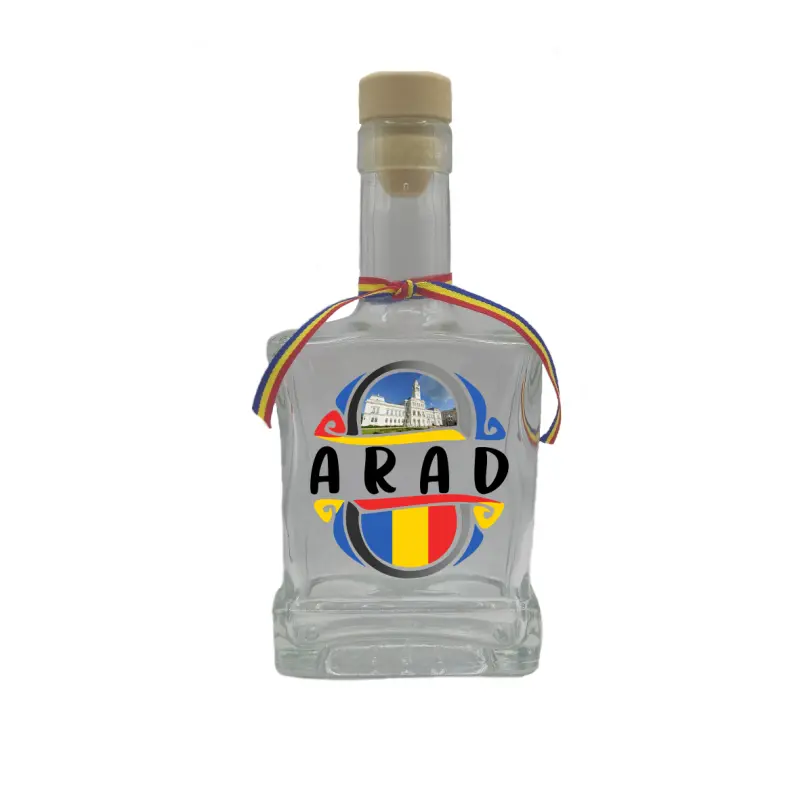 Arad romania, sticla cu mesaj plata, 500 ml, model divgs179 05